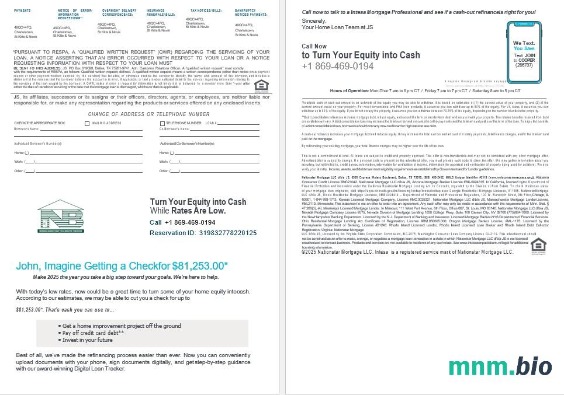 Saint Kitts i Nevis SKNA Bank wyciąg z kredytu hipotecznego w formatach Word i PDF 3-4